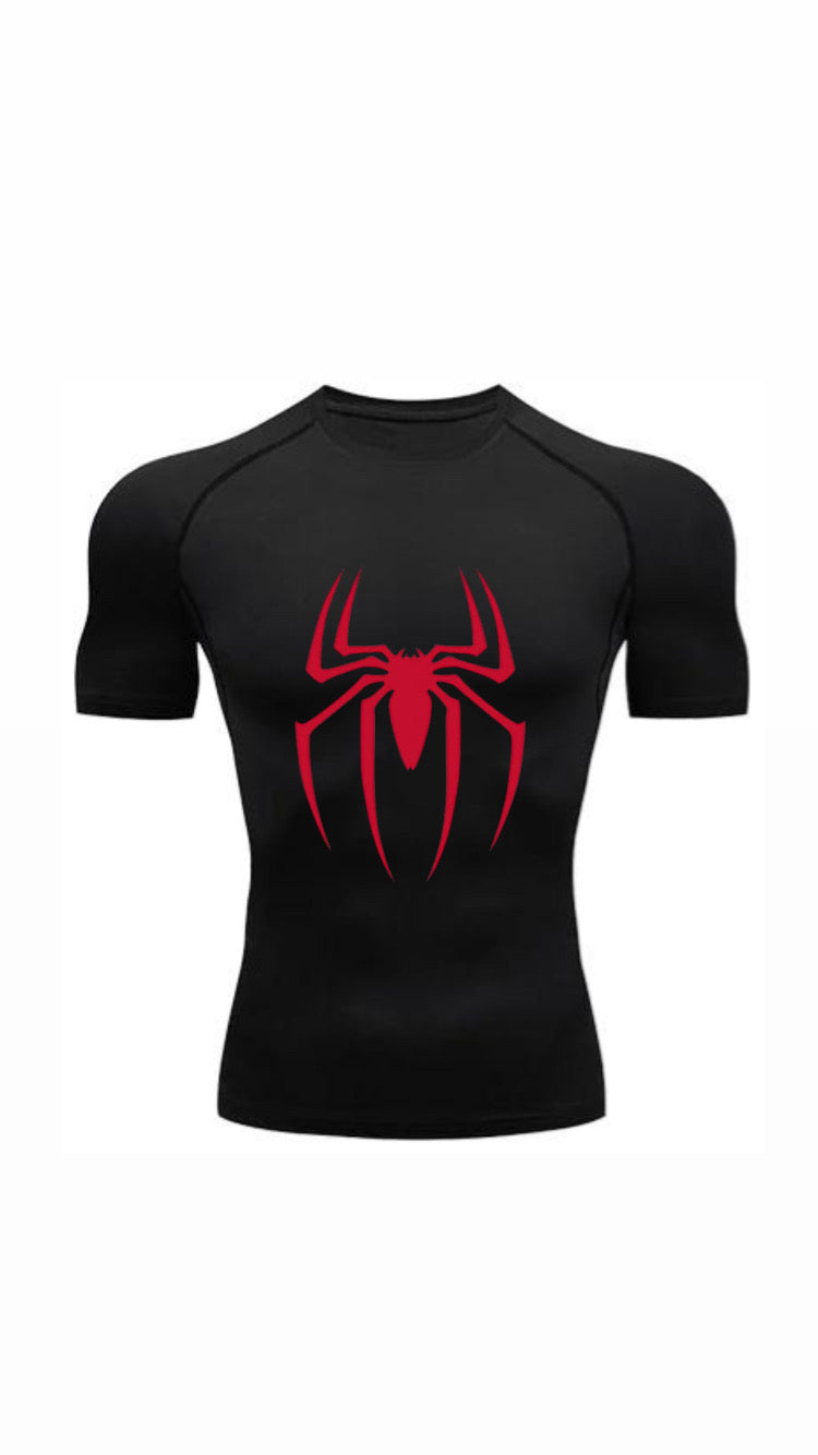 Spider-man Short Sleeve Compression Shirt